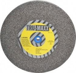 Tru-Maxx - 36 Grit Aluminum Oxide Bench & Pedestal Grinding Wheel - 10" Diam x 1" Hole x 1-1/2" Thick, 3250 Max RPM, P Hardness, Very Coarse Grade , Vitrified Bond - Exact Tool & Supply