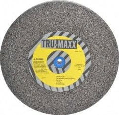 Tru-Maxx - 36 Grit Aluminum Oxide Bench & Pedestal Grinding Wheel - 10" Diam x 1" Hole x 1-1/2" Thick, 3250 Max RPM, P Hardness, Very Coarse Grade , Vitrified Bond - Exact Tool & Supply