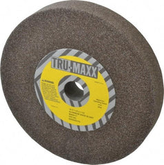 Tru-Maxx - 46 Grit Aluminum Oxide Bench & Pedestal Grinding Wheel - 10" Diam x 1-1/4" Hole x 1-1/2" Thick, 3250 Max RPM, P Hardness, Coarse Grade , Vitrified Bond - Exact Tool & Supply