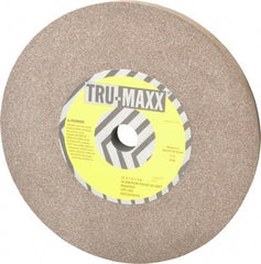 Tru-Maxx - 60 Grit Aluminum Oxide Bench & Pedestal Grinding Wheel - 12" Diam x 1-1/4" Hole x 1" Thick, 2705 Max RPM, P Hardness, Medium Grade , Vitrified Bond - Exact Tool & Supply