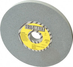 Tru-Maxx - 120 Grit Silicon Carbide Bench & Pedestal Grinding Wheel - 7" Diam x 1" Hole x 1/2" Thick, 3600 Max RPM, K Hardness, Fine Grade , Vitrified Bond - Exact Tool & Supply