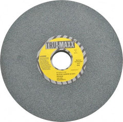 Tru-Maxx - 60 Grit Silicon Carbide Bench & Pedestal Grinding Wheel - 8" Diam x 1-1/4" Hole x 3/4" Thick, 3600 Max RPM, K Hardness, Medium Grade , Vitrified Bond - Exact Tool & Supply