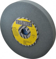 Tru-Maxx - 80 Grit Silicon Carbide Bench & Pedestal Grinding Wheel - 12" Diam x 1-1/2" Hole x 1-1/2" Thick, 2705 Max RPM, K Hardness, Medium Grade , Vitrified Bond - Exact Tool & Supply