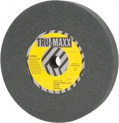 Tru-Maxx - 60 Grit Silicon Carbide Bench & Pedestal Grinding Wheel - 12" Diam x 1-1/4" Hole x 2" Thick, 2705 Max RPM, M Hardness, Medium Grade , Vitrified Bond - Exact Tool & Supply