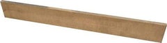 Value Collection - 1/4 Inch Thick x 1-1/2 Inch Wide x 1 Ft. Long, Bronze Rectangular Bar - Alloy Aluminum Bronze (CDA 954) - Exact Tool & Supply