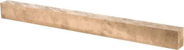 Value Collection - 3/4 Inch Thick x 1 Inch Wide x 1 Ft. Long, Bronze Rectangular Bar - Alloy Aluminum Bronze (CDA 954) - Exact Tool & Supply