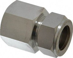 Ham-Let - 1" OD, Grade 316Stainless Steel Female Connector - Comp x FNPT Ends - Exact Tool & Supply