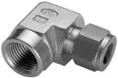 Ham-Let - 3/4" OD, Grade 316Stainless Steel Female Elbow - Comp x FNPT Ends - Exact Tool & Supply
