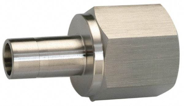 Ham-Let - 3/8" OD, Grade 316Stainless Steel Adapter - Tube Stub x FNPT Ends - Exact Tool & Supply