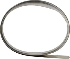 SPI - 0.0015 Inch Thick x 25 Ft. Long x 1/2 Inch Wide, Feeler Stock Roll - High Carbon Steel - Exact Tool & Supply