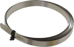 SPI - 0.002 Inch Thick x 25 Ft. Long x 1/2 Inch Wide, Feeler Stock Roll - High Carbon Steel - Exact Tool & Supply