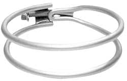 Made in USA - 1-5/8" Wide, Steel Wire Clamp for Tube & Hose - Exact Tool & Supply