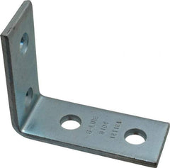 Cooper B-Line - Zinc Plated Carbon Steel 90° Strut Fitting - 1/2" Bolt, 4 Holes, Used with Cooper B Line Channel & Strut (All Sizes Except B62 & B72) - Exact Tool & Supply