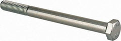 Value Collection - M12x1.75mm Metric Coarse, 140mm Length Under Head Hex Head Cap Screw - Partially Threaded, Grade 8.8 Steel, Zinc-Plated Finish, 19mm Hex - Exact Tool & Supply