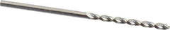 Guhring - #48 130° High Speed Steel Jobber Drill - Bright Finish, Right Hand Cut, Parabolic Flute, Straight Shank, 1-15/16" OAL, Standard Point - Exact Tool & Supply