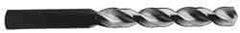Guhring - 9/16" 130° High Speed Steel Jobber Drill - Bright Finish, Right Hand Cut, Parabolic Flute, Straight Shank, 6-5/8" OAL, Standard Point - Exact Tool & Supply