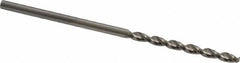 Guhring - 1.67mm 130° High Speed Steel Jobber Drill - Bright Finish, Right Hand Cut, Parabolic Flute, Straight Shank, 1-11/16" OAL, Standard Point - Exact Tool & Supply