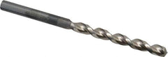 Guhring - #13 130° Cobalt Jobber Drill - Bright Finish, Right Hand Cut, Parabolic Flute, Straight Shank, 3-5/32" OAL, Standard Point - Exact Tool & Supply