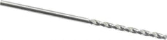 Guhring - #53 130° Cobalt Jobber Drill - Bright Finish, Right Hand Cut, Parabolic Flute, Straight Shank, 1-11/16" OAL, Standard Point - Exact Tool & Supply