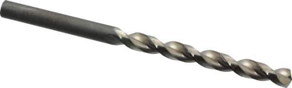 Guhring - Letter C 130° Cobalt Jobber Drill - Bright Finish, Right Hand Cut, Parabolic Flute, Straight Shank, 3-31/32" OAL, Standard Point - Exact Tool & Supply