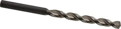 Guhring - Letter I 130° Cobalt Jobber Drill - Bright Finish, Right Hand Cut, Parabolic Flute, Straight Shank, 4-9/32" OAL, Standard Point - Exact Tool & Supply