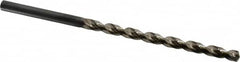Taper Length Drill Bit: 0.2500″ Dia, 130 ° Bright/Uncoated, RH Cut, Parabolic Flute, Cylindrical Shank, Series 535