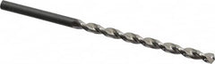 Taper Length Drill Bit: 0.2810″ Dia, 130 ° Bright/Uncoated, RH Cut, Parabolic Flute, Cylindrical Shank, Series 535