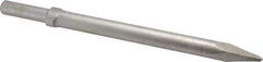Ingersoll-Rand - 12" OAL, 0.7" Shank Diam, Moil Point Chisel - Round Drive, Round Shank, Steel - Exact Tool & Supply
