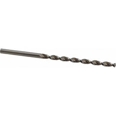 Taper Length Drill Bit: 0.2344″ Dia, 130 ° Bright/Uncoated, RH Cut, Parabolic Flute, Cylindrical Shank, Series 501