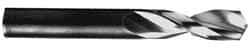 Guhring - 25/64" 130° Parabolic Flute Powdered Metal Screw Machine Drill Bit - FIREX Finish, Right Hand Cut, 1.693" Flute Length, 3.504" OAL, Cone Relief Point, Straight Shank - Exact Tool & Supply