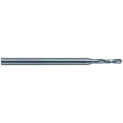 Micro Drill Bit: 0.0087″ Dia, 118 °, Cobalt TiN Finish, 0.984″ OAL, RH Cut, Spiral Flute, Straight-Cylindrical Shank, Series 660