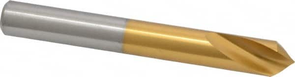 Guhring - 1/2" Body Diam, 90°, 102mm OAL, High Speed Steel Spotting Drill - Exact Tool & Supply