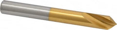 Guhring - 1/2" Body Diam, 90°, 102mm OAL, High Speed Steel Spotting Drill - Exact Tool & Supply