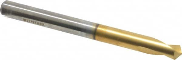 Guhring - 1/4" Body Diam, 120°, 70mm OAL, High Speed Steel Spotting Drill - Exact Tool & Supply