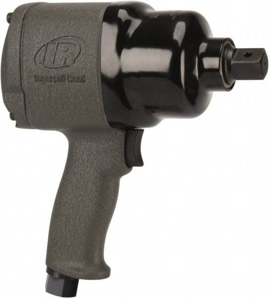 Ingersoll-Rand - 3/4" Drive, 6,000 RPM, 1,250 Ft/Lb Torque Impact Wrench - Pistol Grip Handle, 1,025 IPM, 46 CFM, 3/8" NPT Inlet - Exact Tool & Supply