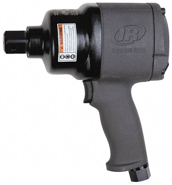 Ingersoll-Rand - 1" Drive, 6,000 RPM, 1,250 Ft/Lb Torque Impact Wrench - Pistol Grip Handle, 1,025 IPM, 46 CFM, 3/8" NPT Inlet - Exact Tool & Supply