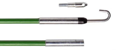 Greenlee - 288" Long Retrieving Tool - 200 Lb Max Pull, 72" Collapsed Length, Fiberglass - Exact Tool & Supply