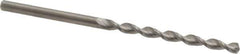 Guhring - 1/8" 130° Solid Carbide Jobber Drill - Bright Finish, Right Hand Cut, Parabolic Flute, Straight Shank, 69.85mm OAL, Standard Point - Exact Tool & Supply