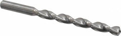 Guhring - 23/64" 130° Solid Carbide Jobber Drill - Bright Finish, Right Hand Cut, Parabolic Flute, Straight Shank, 4-7/8" OAL, Standard Point - Exact Tool & Supply