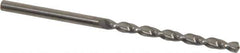 Guhring - #30 130° Solid Carbide Jobber Drill - Bright Finish, Right Hand Cut, Parabolic Flute, Straight Shank, 69.85mm OAL, Standard Point - Exact Tool & Supply
