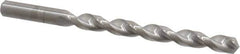 Guhring - Letter P 130° Solid Carbide Jobber Drill - Bright Finish, Right Hand Cut, Parabolic Flute, Straight Shank, 114.3mm OAL, Standard Point - Exact Tool & Supply