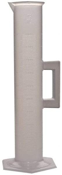 Bel-Art - 2,000 ml Polypropylene Graduated Cylinder - 20 ml Graduation, 3-7/16" Diam x 19-19/64" High - Exact Tool & Supply