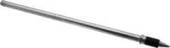 Coilhose Pneumatics - Blow Gun Extension Tube with High Flow Tip - 1/2-27 UNS, 12" Long, Aluminum - Exact Tool & Supply