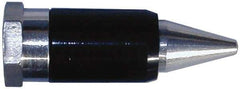 Coilhose Pneumatics - Blow Gun Safety High Flow Nozzle - 1/2-27 UNS, 2" Long, Aluminum - Exact Tool & Supply