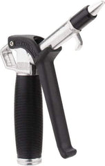Coilhose Pneumatics - 150 Max psi High Volume Safety Nozzle Pistol Grip Blow Gun - 1/4 NPT, Aluminum - Exact Tool & Supply