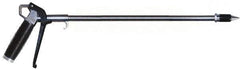 Coilhose Pneumatics - 150 Max psi High Force Aluminum Tip Pistol Grip Blow Gun - 1/4 NPT, 72" Tube Length, Aluminum - Exact Tool & Supply