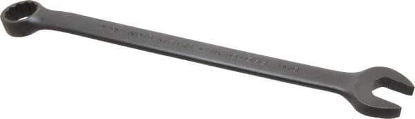 Proto - 15/16" 12 Point Combination Wrench - 15° Offset Angle, 12-7/8" OAL, Steel, Black Finish - Exact Tool & Supply