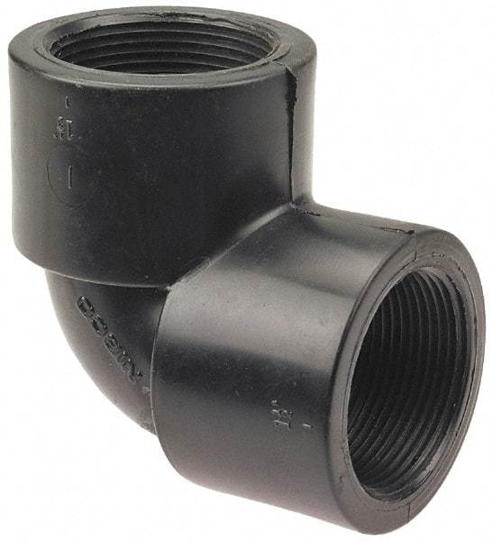 NIBCO - 1" Polypropylene Plastic Pipe Fitting - FPT x FPT End Connections - Exact Tool & Supply