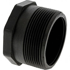 NIBCO - 4" Polypropylene Plastic Pipe Threaded Plug - Schedule 80, MPT End Connections - Exact Tool & Supply