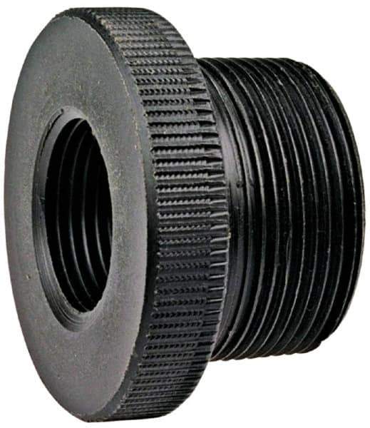 NIBCO - 3 x 2" Polypropylene Plastic Pipe Flush Reducer Bushing - Schedule 80, MPT x FPT End Connections - Exact Tool & Supply